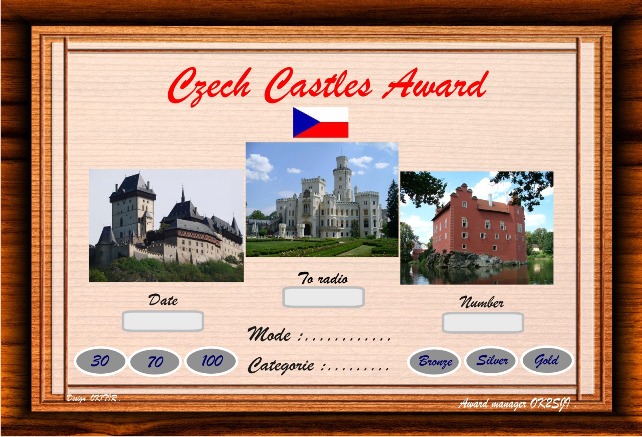 "Czech Castles" Award