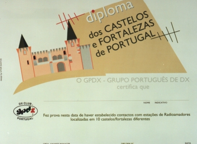 "Castles and Fortresses of Portugal" Diploma (DFCP)