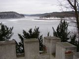 View from the castle on the Vltava river