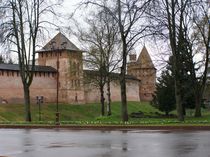 Novgorod Kremlin and Belaya (Alekseevskaya) Tower