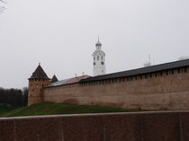 Novgorod Kremlin and Belaya (Alekseevskaya) Tower