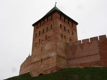 Novgorod Kremlin and Belaya (Alekseevskaya) Tower