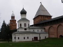 Novgorod Kremlin and Belaya (Alekseevskaya) Tower