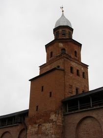 Novgorod Kremlin and Belaya (Alekseevskaya) Tower