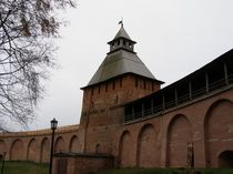 Novgorod Kremlin and Belaya (Alekseevskaya) Tower