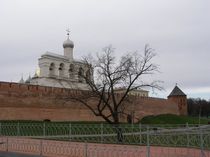 Novgorod Kremlin and Belaya (Alekseevskaya) Tower