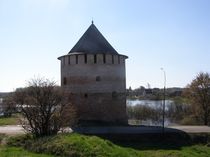 Novgorod Kremlin and Belaya (Alekseevskaya) Tower